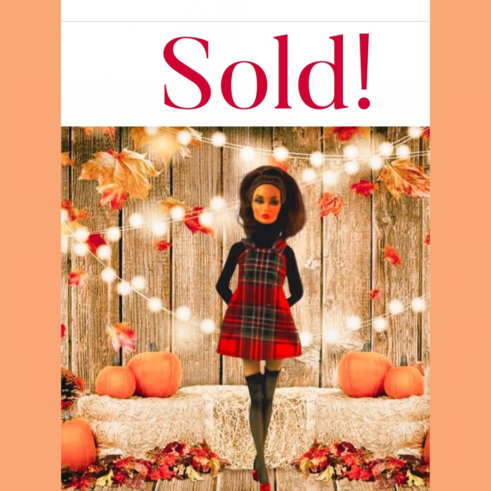SOLD Custom OOAK Barbie/Poppy Parker  Sweater and Jumper